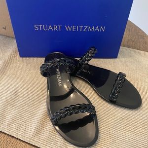 Stuart Weitzman Braided Jelly Sandals (Brand New)